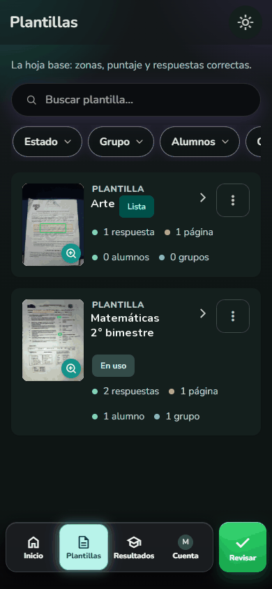 Plantillas de Arte y Matemáticas 2° bimestre en IAReviso